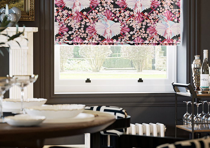 Faded Glamour, Fairground Black - Roman Blind - Image 5